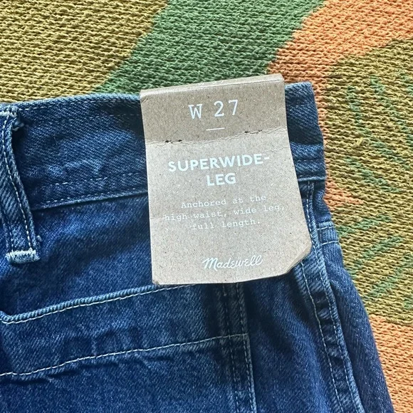 BNWT Madewell Superwide-leg Jeans - Picture 4 of 4